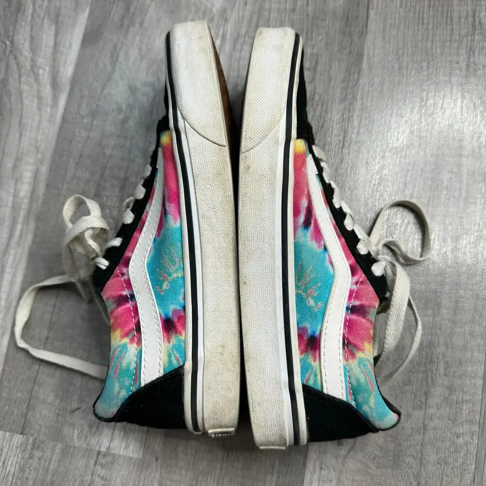 Vans Old Skool Tie Dye Lace Up Womens Size 6